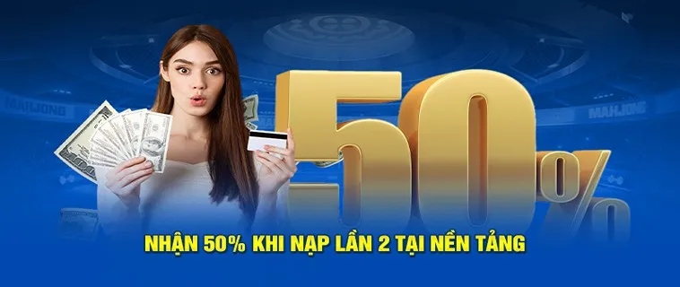 Săn Ngay Khuyến Mãi Nạp Lần 2 Tặng 50% Tại Nhà Cái F168 2 Săn Ngay Khuyến Mãi Nạp Lần 2 Tặng 50% Tại Nhà Cái F168